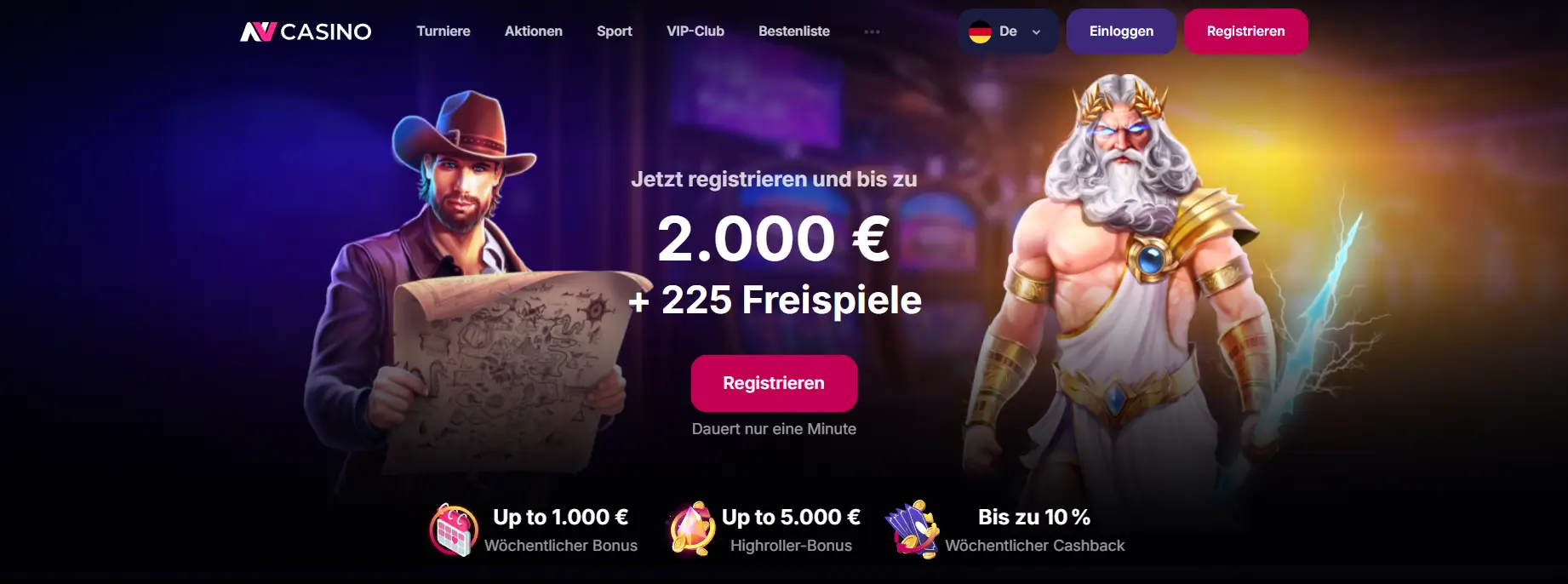 Online Casino Lobby Screenshot